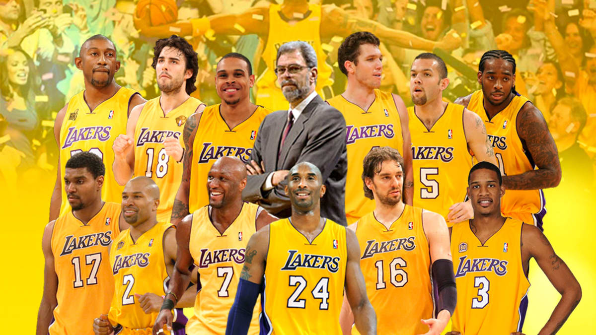 Picture of the 2008-2009 Season LA Lakers team